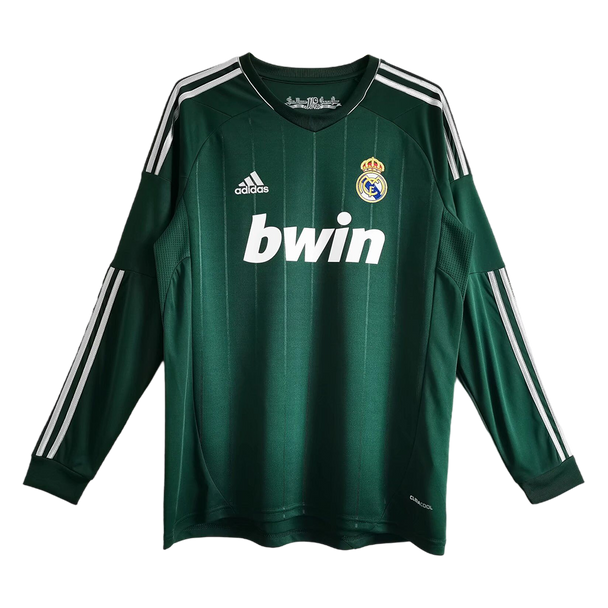Real Madrid 12/13 Men's Third Retro Long Sleeve Shirt