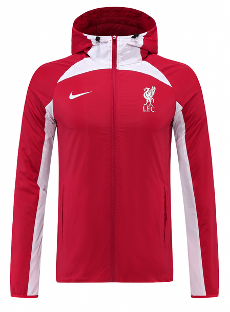 Liverpool 22/23 Men's Red Long Zip Windbreaker