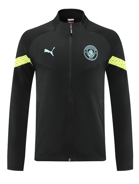 Manchester City 22/23 Men's Black Long Zip Jacket