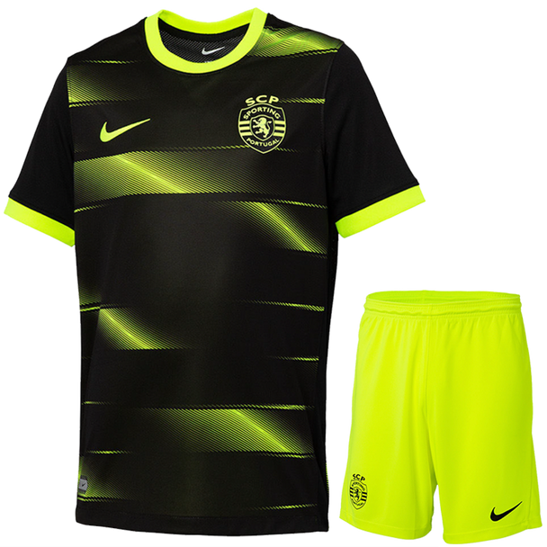 Sporting CP 22/23 Kid's Away Shirt and Shorts