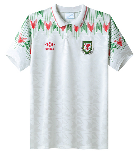 Wales 90/92 Men's Away Retro Shirt