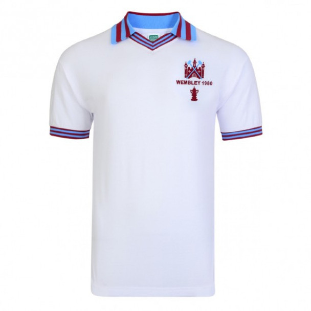 West Ham United 1980 Men's FA Cup Final Retro Shirt