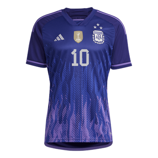 MESSI #10 Argentina 2022 Winners Stadium Men's Away Shirt