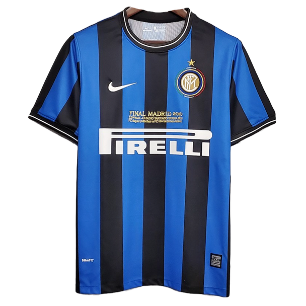 Inter Milan 09/10 Men's Home Retro Shirt UCL Edition