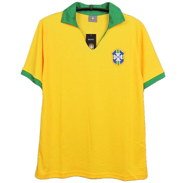 Brazil 1957 Men's Home Retro Shirt