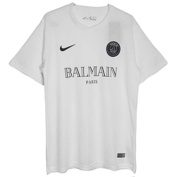 Paris Saint-Germain 20/21 Men's White Balmain Retro Shirt