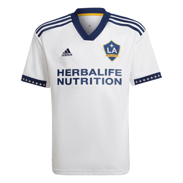 LA Galaxy 2022 Kid's Home Shirt and Shorts