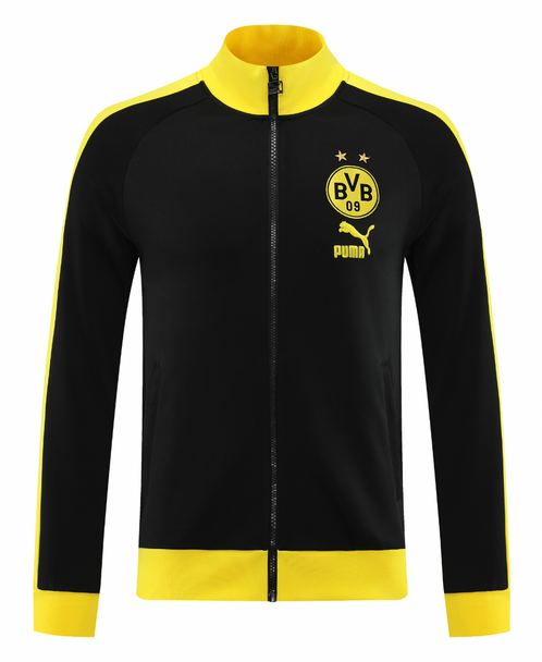 Borussia Dortmund 22/23 Men's Black Long Zip Jacket