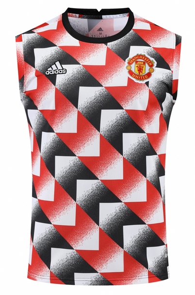 Manchester United 22/23 Men's Red-Black Pre-Match Tank Top