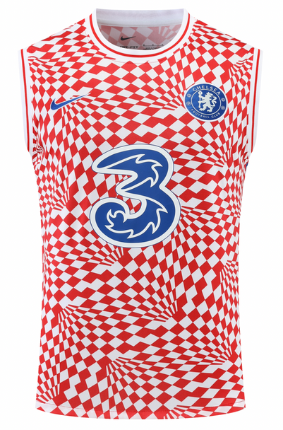 Chelsea 22/23 Men's Red-White Training Tank Top