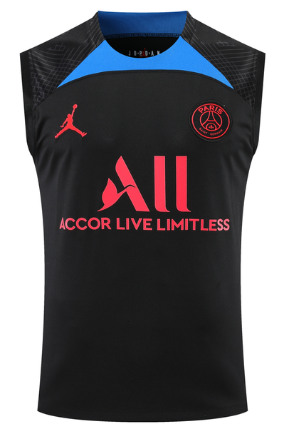 Paris Saint-Germain 22/23 Men's Black Training Tank Top