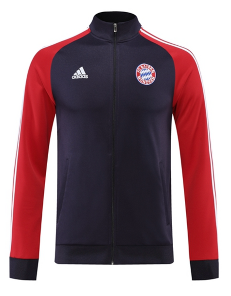 Bayern Munich 22/23 Men's Blue Long Zip Jacket