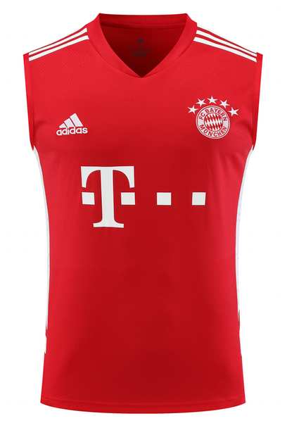 Bayern Munich 22/23 Men's Red Training Tank Top