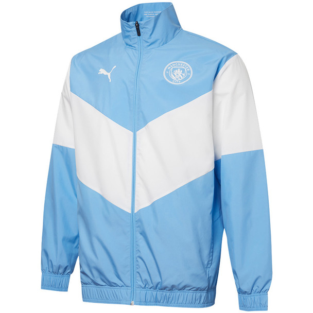 Manchester City 22/23 Men's Light Blue Long Zip Jacket