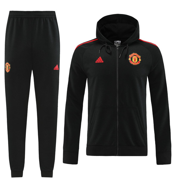 Manchester United 22/23 Men's Black Hoodie Tracksuit