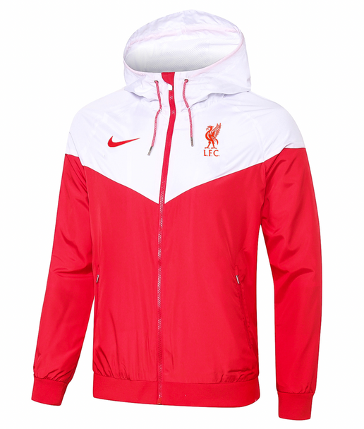 Liverpool 22/23 Men's Red-White Long Zip Windbreaker