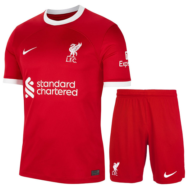 Liverpool 23/24 Kid's Home Shirt and Shorts