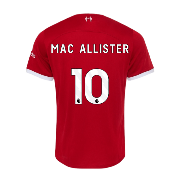 MAC ALLISTER #10 Liverpool 23/24 Authentic Men's Home Shirt - PL Font