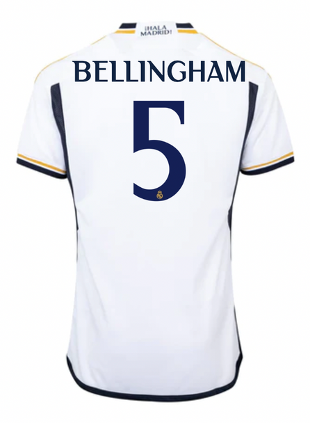 BELLINGHAM #5 Real Madrid 23/24 Stadium Men's Home Shirt