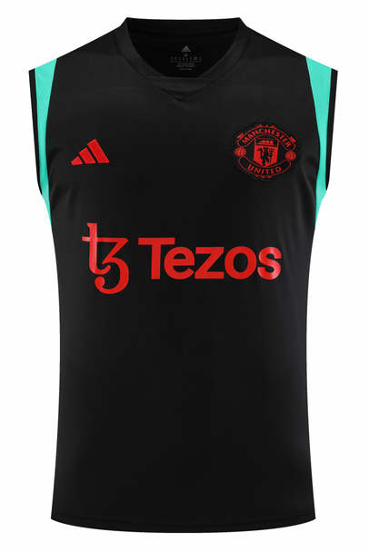 Manchester United 23/24 Men's Black Training Tank Top