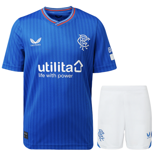 Rangers 23/24 Kid's Home Shirt and Shorts