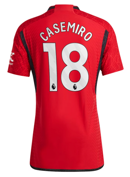 CASEMIRO #18 Manchester United 23/24 Authentic Men's Home Shirt - PL Font