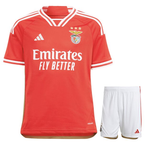 Benfica 23/24 Kid's Home Shirt and Shorts
