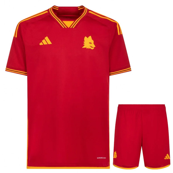 AS Roma 23/24 Kid's Home Shirt and Shorts