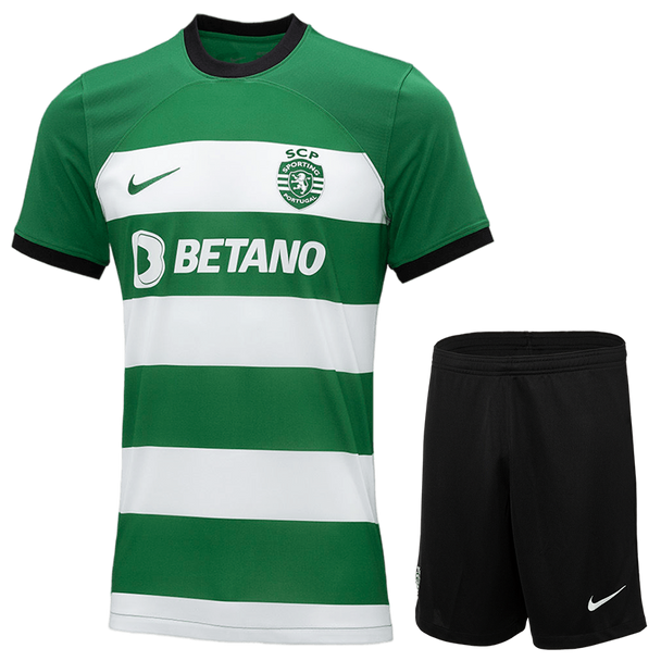 Sporting CP 23/24 Kid's Home Shirt and Shorts