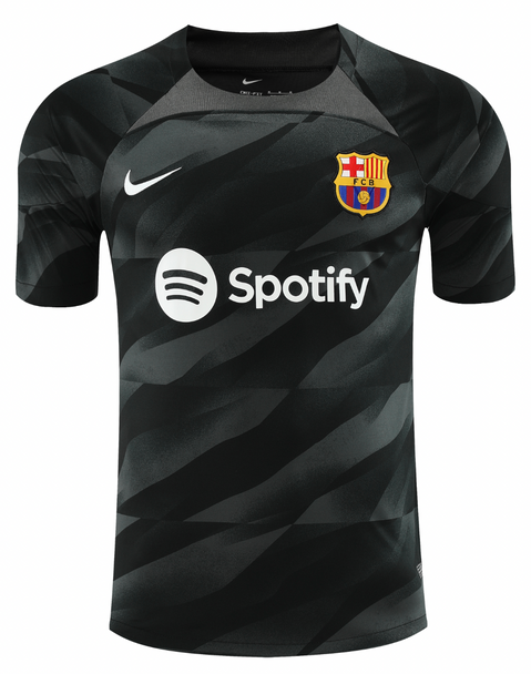 Barcelona 23/24 Men's Black Goalkeeper Shirt
