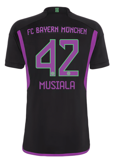 MUSIALA #42 Bayern Munich 23/24 Stadium Men's Away Shirt