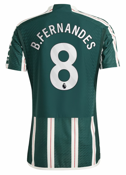 B.FERNANDES #8 Manchester United 23/24 Authentic Men's Away Shirt - PL Font