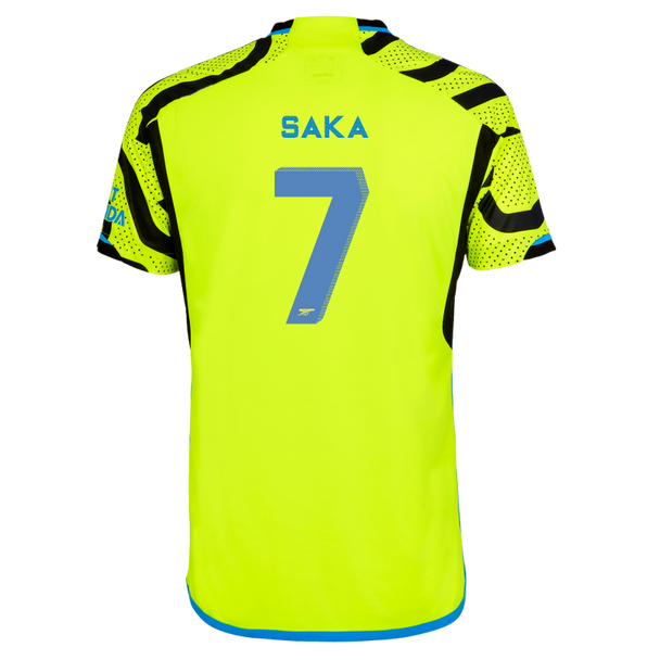 SAKA #7 Arsenal 23/24 Stadium Men's Away Shirt - Arsenal Font