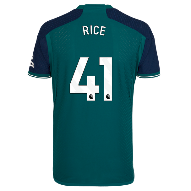 RICE #41 Arsenal 23/24 Authentic Men's Third Shirt - PL Font