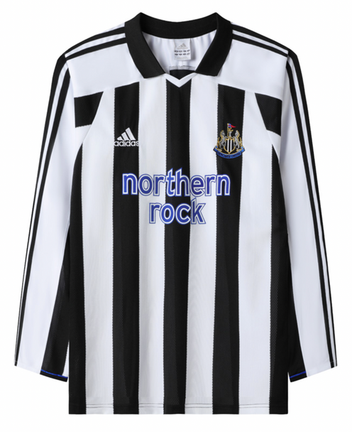 Newcastle United 03/05 Men's Home Retro Long Sleeve Shirt