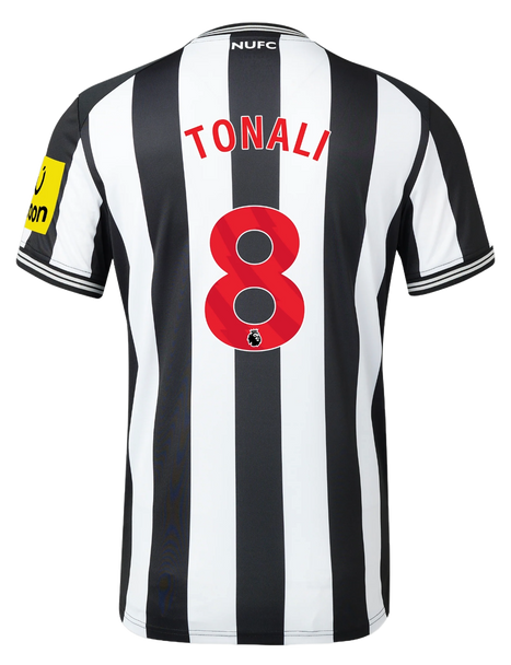 TONALI #8 Newcastle United 23/24 Stadium Men's Home Shirt - PL Font