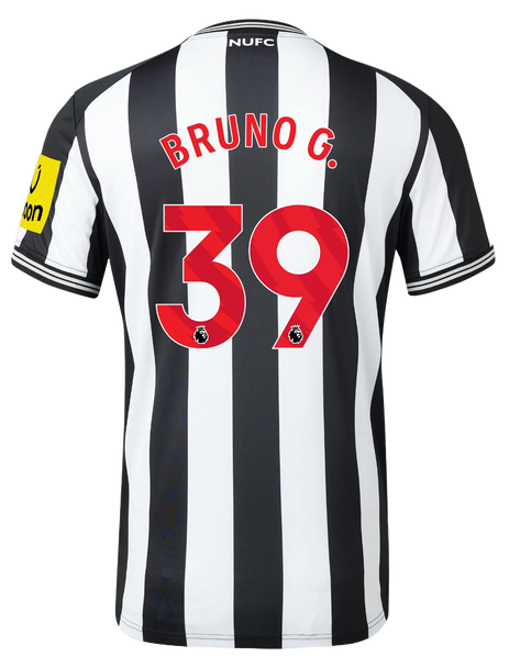 BRUNO G. #39 Newcastle United 23/24 Authentic Men's Home Shirt - PL Font