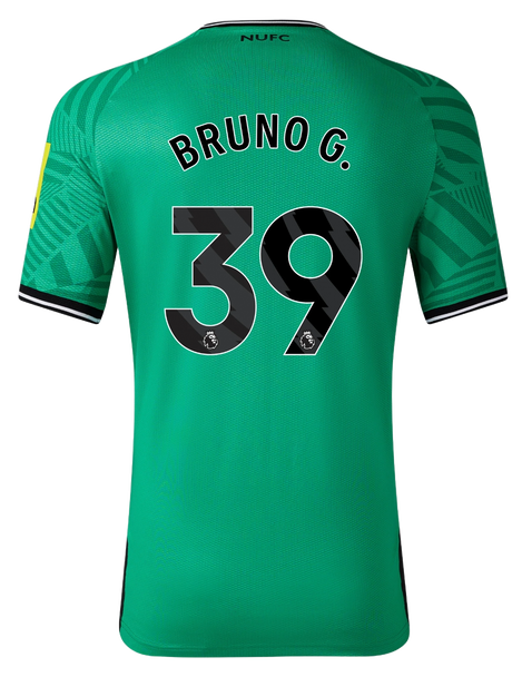 BRUNO G. #39 Newcastle United 23/24 Authentic Men's Away Shirt - PL Font