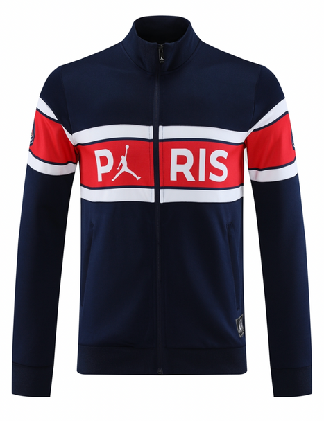 Paris Saint-Germain 23/24 Men's Blue-Red Long Zip Jacket