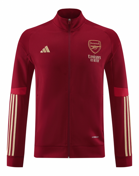 Arsenal 23/24 Men's Bordeaux Long Zip Jacket