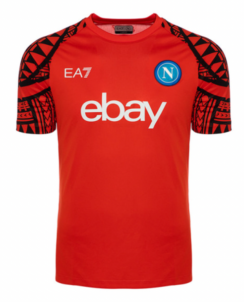 SSC Napoli 23/24 Men's Red Training Shirt