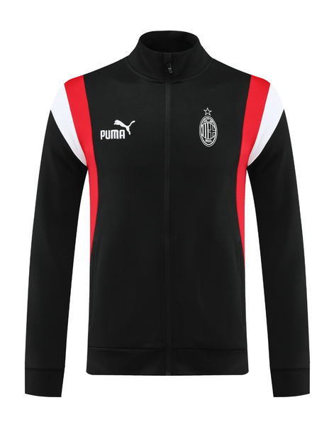 AC Milan 23/24 Men's Black Long Zip Jacket