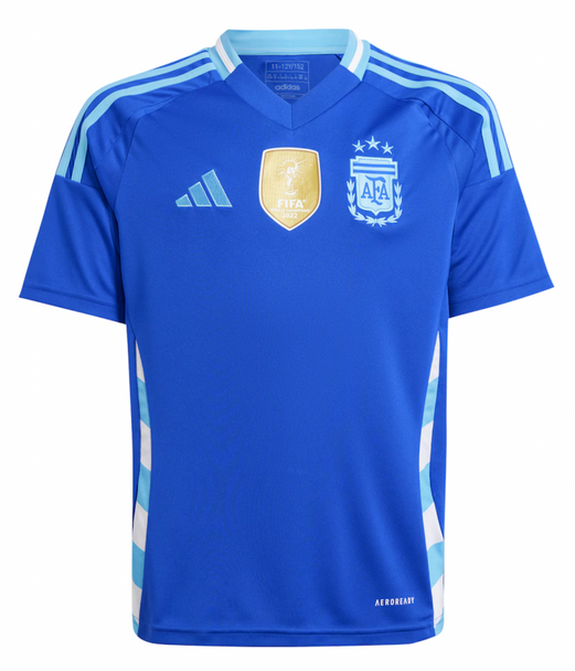 Argentina 2024 Kid's Away Shirt and Shorts