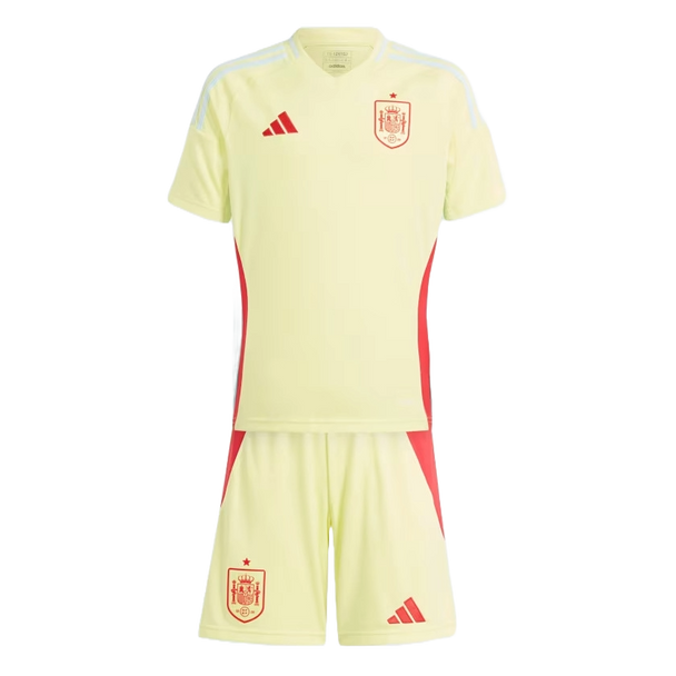 Spain 2024 Kid's Away Shirt and Shorts