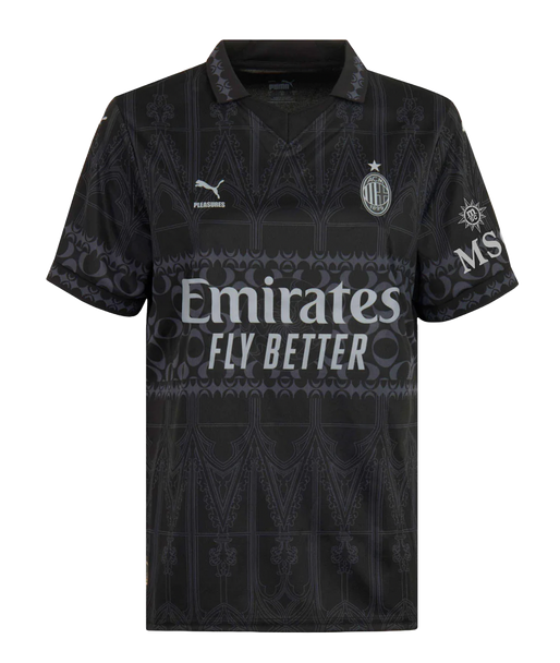 AC Milan X Pleasures 23/24 Women's Dark Shirt