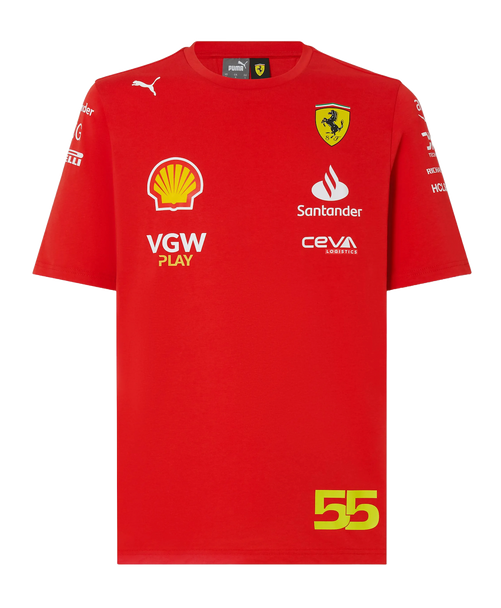 Scuderia Ferrari 2024 Carlos Sainz Driver T-Shirt