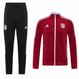 Bayern Munich 21/22 Men's Red-Black Long Zip Tracksuit