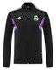 Real Madrid 22/23 Men's Black Long Zip Jacket