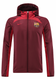 Barcelona 22/23 Men's Bordeaux Long Zip Windbreaker