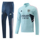 Arsenal 22/23 Men's Light Blue Short Zip Tracksuit